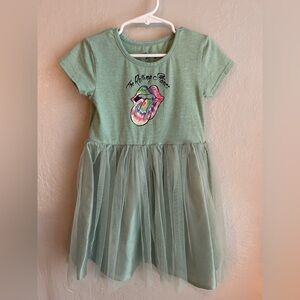 Toddler girls size 5T brand is Rolling Stones tulle cotton dress